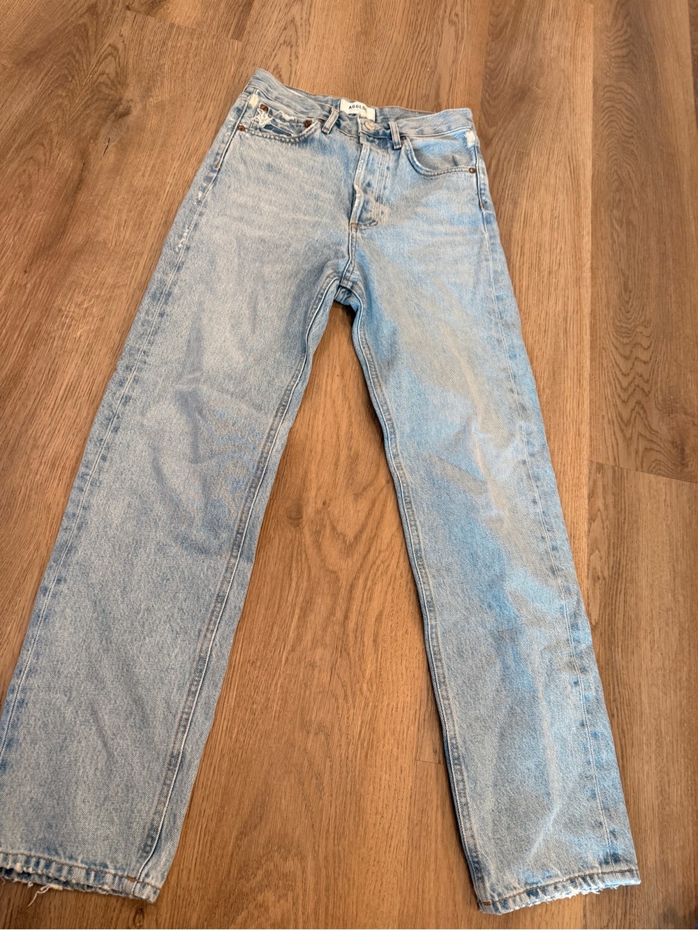agolde straight leg jeans